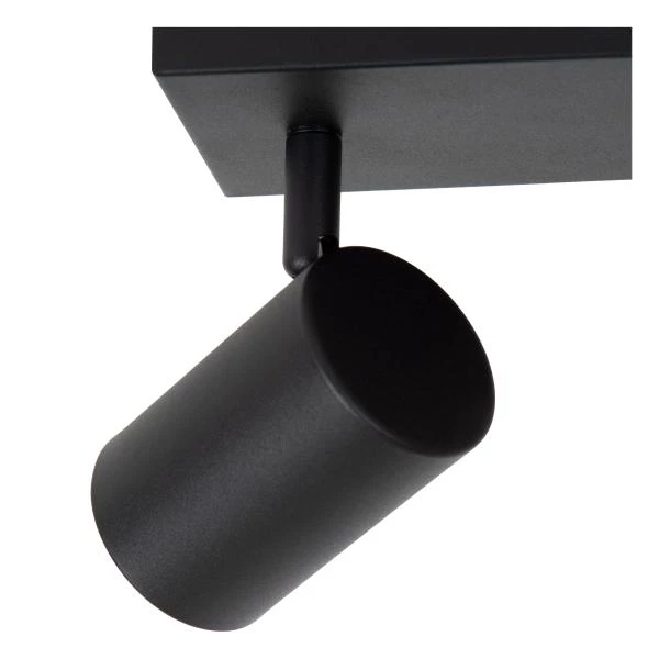 Lucide AMIGO - Ceiling spotlight - 2xGU10 - Black - detail 2